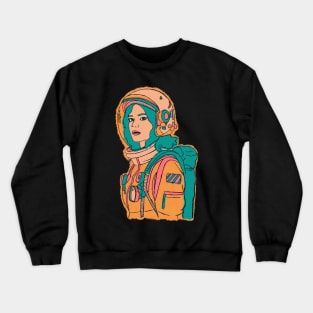 Spring astronaut Crewneck Sweatshirt